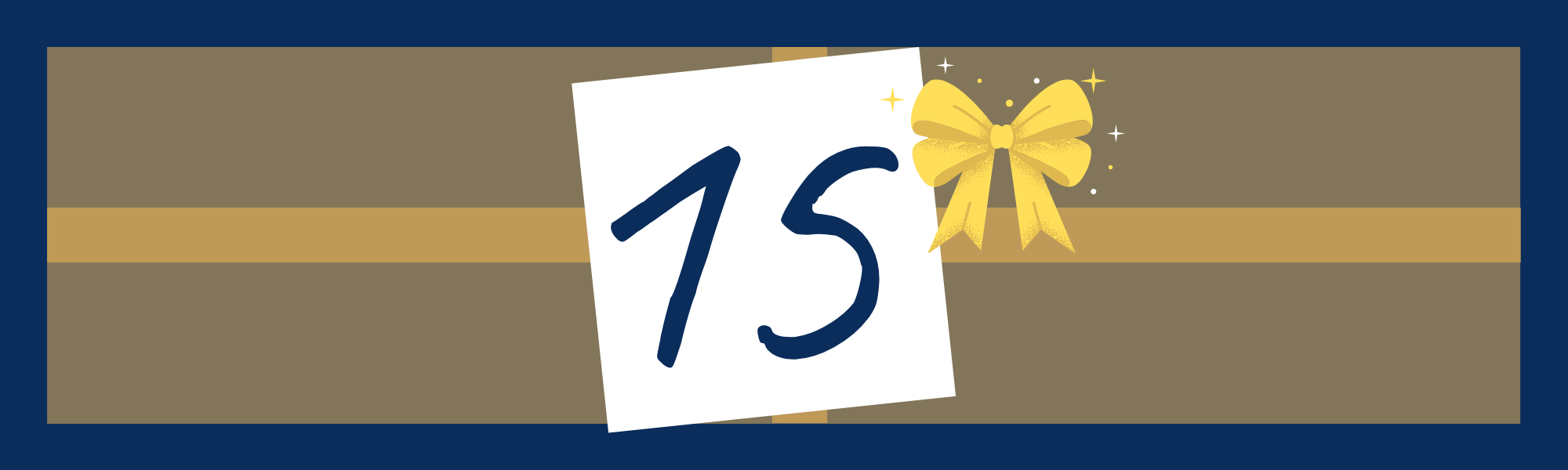 Calendrier de l&rsquo;Avent 2020 : jour 15