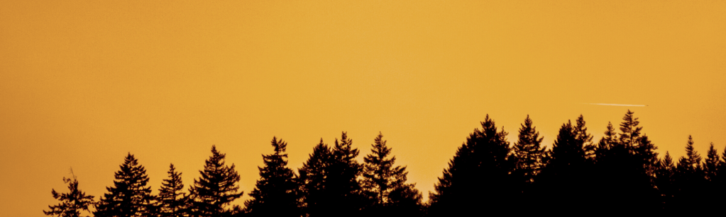 Ciel orangé avec des résidus radioactives&nbsp;?