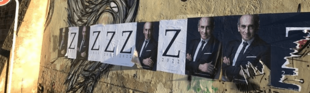 Fresques urbaines vandalisées par des affiches pro-Zemmour&nbsp;!