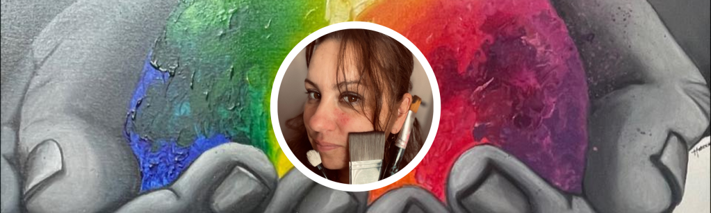 Au cœur de l&rsquo;atelier d&rsquo;une artiste-peintre lavelinoise, Lucy Hasovic&nbsp;!