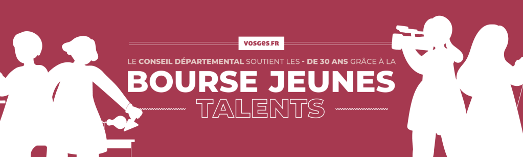 Une aide de 1 000 € pour les jeunes talents vosgiens avec le Département des Vosges&nbsp;!
