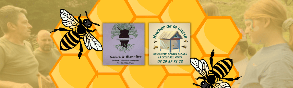 Comprendre la vie des abeilles avec Franck Fesser : une expérience à la ferme pédagogique d&rsquo;Hautgoutte !