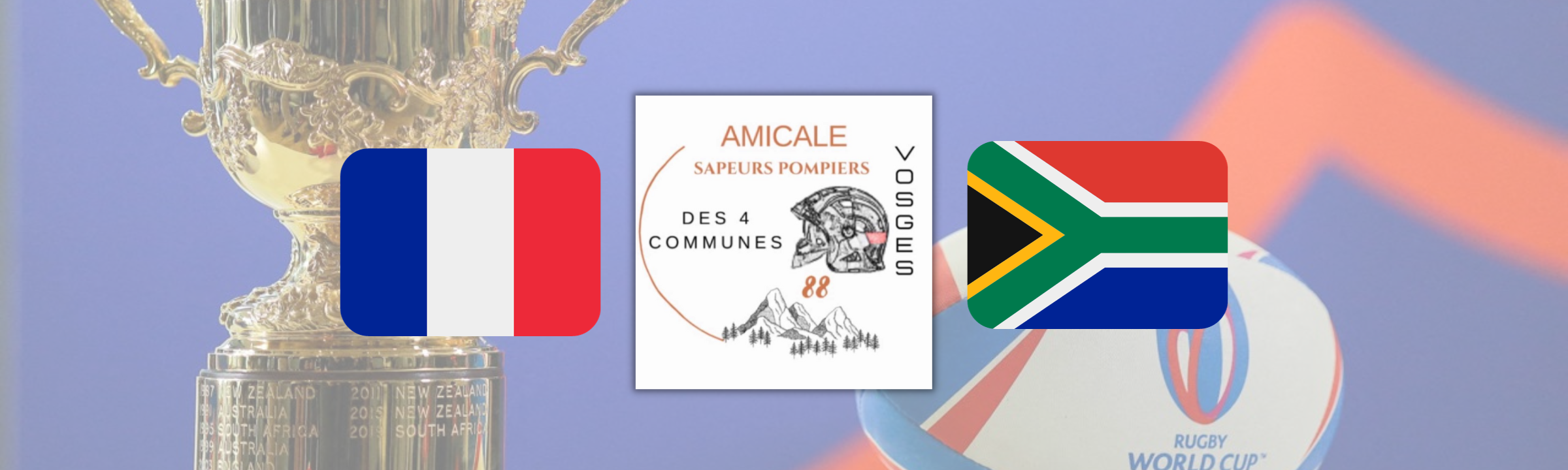Coupe du Monde de Rugby 2023 | France – Afrique du Sud : sur grand écran avec les sapeurs-pompiers de Ban-de-Laveline !