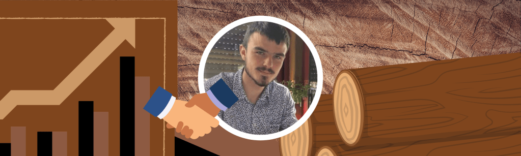 Antonin Neige a crée son entreprise de négoce de bois à Raves&nbsp;!