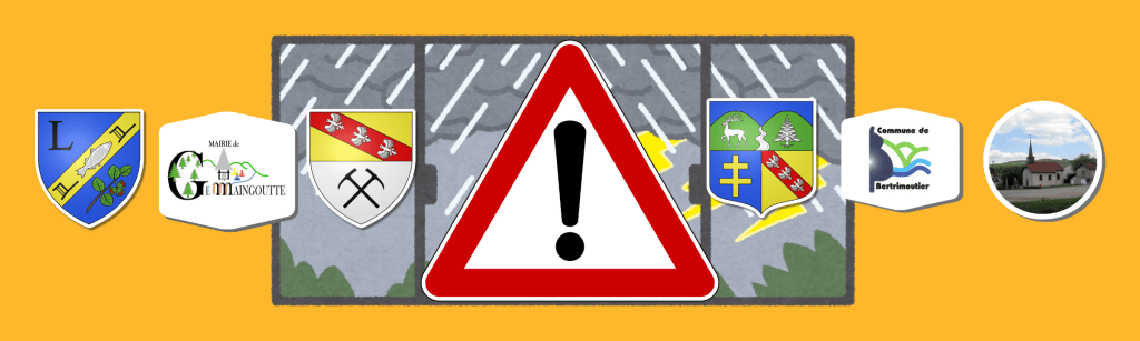 Vigilance Orange Orages : soyez prudents sur nos communes&nbsp;!