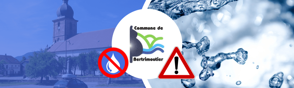 Nouvel incident sur le réseau d&rsquo;eau à Bertrimoutier : quelle est la situation&nbsp;?
