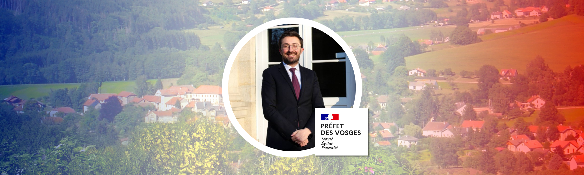 Notre sous-préfet Antoine Planquette à la découverte de Ban-de-Laveline !