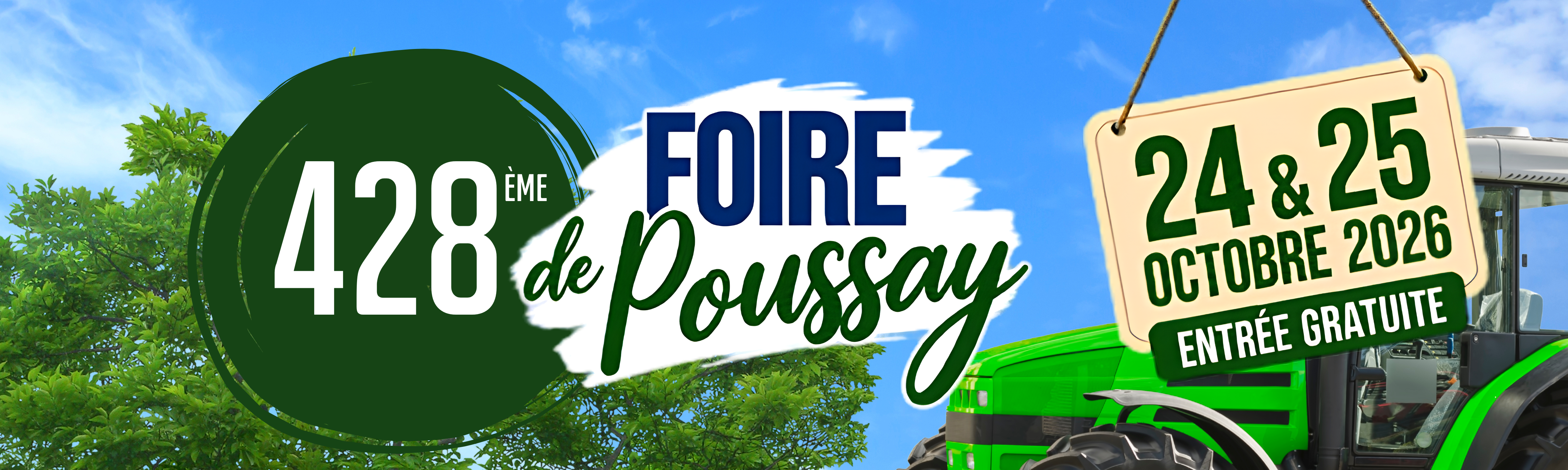 Foire de Poussay 2026 : rendez-vous les 24 et 25 Octobre pour une foire historique !