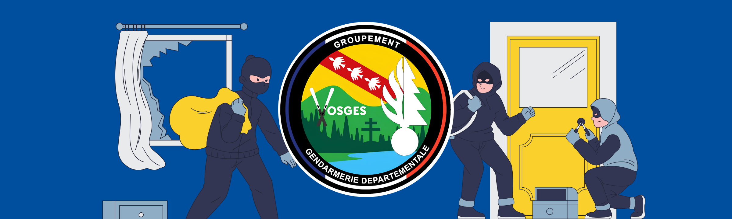 Home-jackings : vigilance accrue face à la recrudescence de cambriolages dans les Vosges